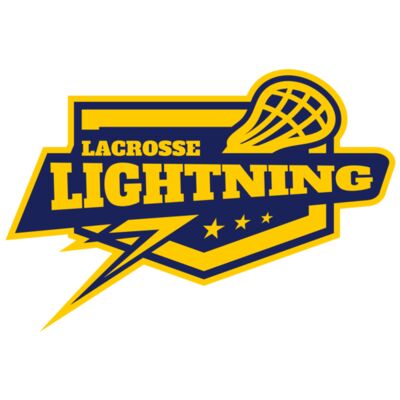 Lightning Lacrosse Logo Template Miniatura