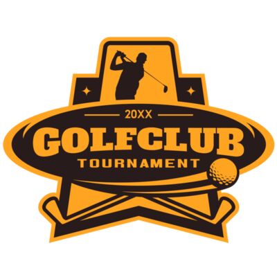 Golf club Tournament logo template 05 Miniatura