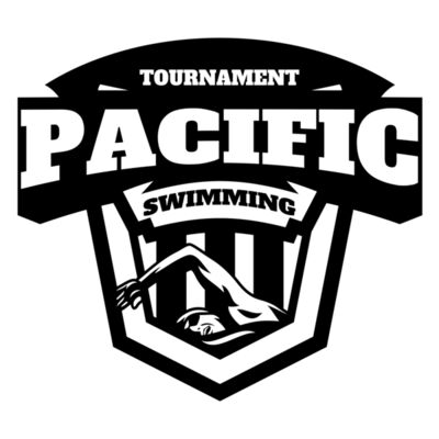 Pacific Swimming Tournament logo template Miniatura