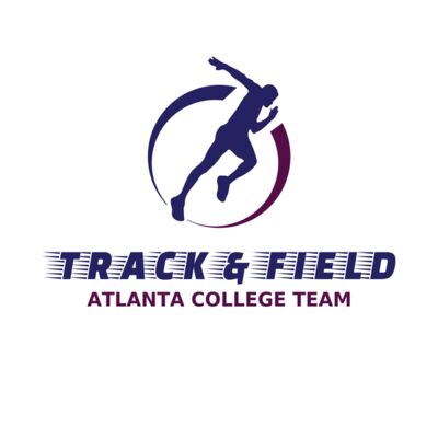 Track & Field Team Logo 15 Miniatura