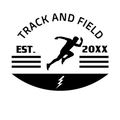 Track & Field Team Logo 16 Miniatura